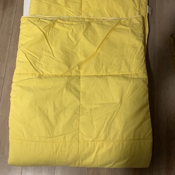 Quilted blanket Contemporary Home by Target  yellow cotton 56” by 80” - Picture 6 of 6